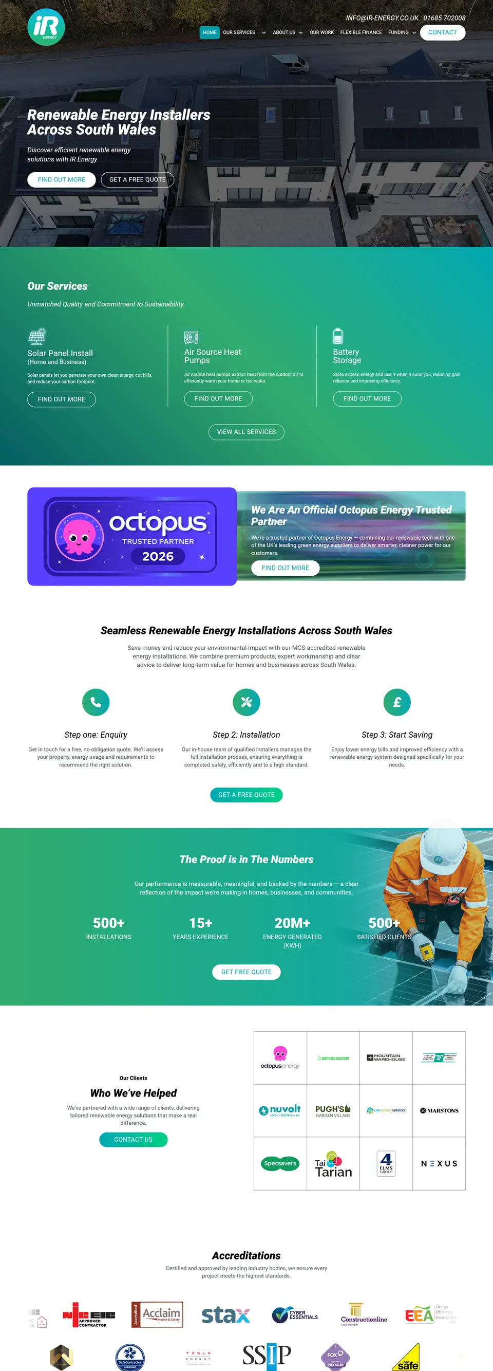 IR Energy website